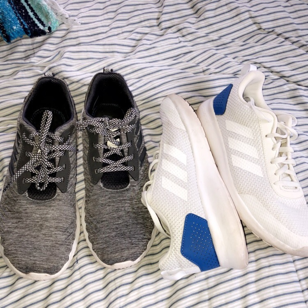 Size 7 and 8 running shoes adidas